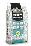 BIOVITA Perlit 20L - Perlite für Pflanzen zur Boden Substratverbesserung - 3-6mm - Bodenverbesserung - Feuchtigkeitsspeicher Substrat - Ideal für Garten & Zimmerpflanzen