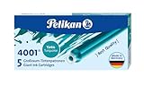 Pelikan 310656 Tintenpatronen 4001 GTP/5, 5-er Pack, türkis