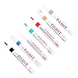 VILLCASE 7St Wasserdichter Marker Büro Stifte Lackstift für Autolacke Scrapbooking-Stifte reifenlackierstift reifenstift werkzeug Reparaturstift für Autokratzer Ölmalstifte Plastik