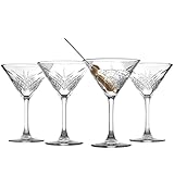 Pasabahce Timeless Martini-Gläser – 230 ml – 4 Stück – Espresso-Martini-Stiel-Champagnergläser für Cocktails, Gin, Wein für Feiern, Restaurant, Partys
