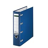 Leitz DoppelOrdner PP Plastik, mit zwei Präzisionsmechaniken (Doppelordner | 2er Pack, blau)