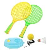 Parliky 1 Set Kinder-tennisschläger Mit Weichen Trainingsbällen Und Tragbaren Badminton-tennisschlägern Für Kinder Im Innen- Und Außenbereich