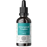 Nature Love Flüssig Chlorophyll aus Alfalfa (50ml) - hochdosiert mit 200mg Chlorophyllin - ohne Jod - Alternative zu Chlorophyll Tabletten - vegan, laborgeprüft und in Deutschland produziert