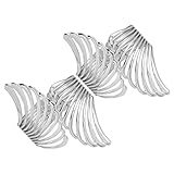 BESTYASH 2 Stück Flügel Manschetten Armreif Für Damen Eleganter Hohler Armreif Aus Hochwertigem Edelstahl Modischer Schmuck Für Das Handgelenk Ideal Für Jeden Anlass Geschenkidee Für
