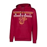 NBA Herren Fleece Hoodie Pullover Sweatshirt Poly Midtown, Herren, Midtown Hoodie,GHM1461F-MH-Large, rot, Large