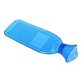 GOOHOCHY Lange Transparente PVC Wärmflasche Hitzebeständig Für Wärme Und Kältetherapie Zufällige Farben Für Erwachsene