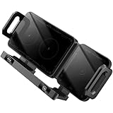 Wsdsgz Intelligente Kühlung Kabellose Lade Autohalterung Mit Automatischem Klemmmechanismus Drehbarer Stabilisator Für Smartphones Fahrzeug Telefon Ladestation