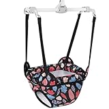 Cowiewie Baby Türhopser, mit verstellbarem Sitz, lustige Aktivität für 6–12 Monate alte Babys, bunte Blätter