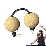 Kashaka Percussion Shaker – Handgefertigtes Asalato-Set, Authentische Holzkugeln | Afrikanisches Musikinstrument, Verstellbare Rhythmische Rassel, Traditionelle Handschüttler-Hochzeitsaufführung