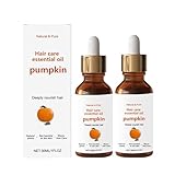 Bio Kürbiskernöl für Haarwachstum, Pumpkin Seed Oil, Kürbiskernöl für Hydratisierung & Reparatur von Trockenem, Für Haut & Kopfhaut (1, 2 pc)