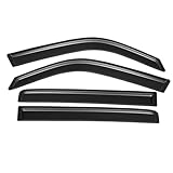 Lightronic WV94084 Windabweiser für Seitenfenster, Regenschutz, Dunkles Rauchgrau, bruchsicher, 4-teiliges Set für Honda Pilot 2009–2015