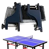 Doslilyy Tischtennisnetz-Clip | Tragbarer Tischtennisständer – tragbar, verstellbar, Outdoor, professionell, strapazierfähig, Sport-Zubehör für Spiele, Hinterhof, Schule, Keller, Freizeit