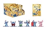 Jada Toys Disney Stitch Figur (1x Mystery Figure im Blind Pack) - 1 Überraschungs-Sammelfigur aus 6 Lilo & Stitch Figuren, Nano-Metallfigur für Fans und Kinder ab 8 Jahre, 4 cm, Welle 3