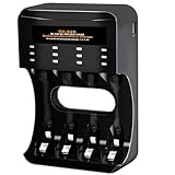 AA AAA Akku Ladegerät Universal Batterie ladegerät Intelligentes Smart Battery Charger für AA/AAA NI-MH NI-CD Wiederaufladbar Batterien (4 Slot)