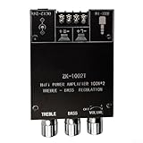Channel -Verstärkungsboardmodul Dreie Und Basskontrolle BT- Und Aux -Eingänge