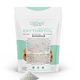 GiDeli Erythrit 5kg kalorienfreier Kristallzucker lebensmittel Ersatz als Vegane & zahnfreundliche Zucker Alternative