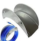 Schlauchhalter Wandhalterung, solide Metall-Schlauchtrommel, Wandmontierter Schlauchhaken, Metall-Schlauchaufbewahrung, strapazierfähig, Wasserschlauchhalter für Rasen, Hinterhof, Außenhof