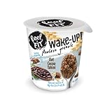 Feel FIT Wake Up Protein Granola 70 g x 8; Hafer, Kakao & Tahini, Knuspriges Granola, Protein Snack, Ballaststoffreich, Müsli Gesund, Natürliche Quelle für Mineralstoffe und Vitamin B1