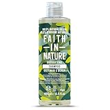Faith In Nature Natürliches Shampoo Mit Meeresalgen und Zitrusfrüchten, Entgiftend, Vegan und Frei von Tierversuchen, Ohne SLS Oder Parabene, Für Alle Haartypen, 400ml