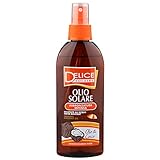 Delice Sonnenöl Intensiv Bräune Kokos und Jojoba wasserdicht 150 ml