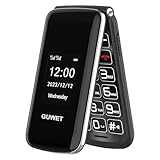 Guwet G739 Mobile Seniorenhandy ohne Vertrag, Dual SIM mit Notruftaste, Rentner Handy große Tasten, 1600 mAh Akku Lange Standby-Zeit Schwarz