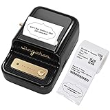 NIIMBOT Label Maker Machine, B21 Barcode Label Maker Wireless Thermal Label Printer, Label Makers with 1pack 50x30mm Label for Home Office Organization Commercial Use