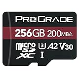 ProGrade Digital Memory Card – V30 microSD-Karte für DSLR – und Action-Kameras – Bis zu 200 MB/s Lesegeschwindigkeit (256 GB)