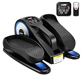 AOODIL Mini Ellipsentrainer, Stepper für Zuhause, Untertisch Elektrischer Crosstrainer, Pedaltrainer mit Fernbedienung, Beintrainer im Sitzen, Tragbare Elliptische Stepper für Senioren und Erwachsene