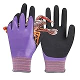 Latexhandschuhe – ergonomisches und wasserdichtes elastisches Werkzeug – Sicherheitsarbeitshandschuhe für Männer und Frauen, Meeresfrüchte, Reinigungsarbeit, Küche, Gartenarbeit