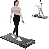 Laufband für Zuhause,Walking Pad, Laufband Schreibtisch, 550W Motor mit Fernbedienung und LCD-Anzeige