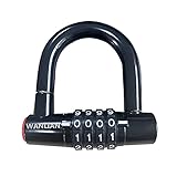 4-stelliges Passwort-Vorhängeschloss, Fahrradschloss,Kettenschloss,Schließfachschloss im Fitnessstudio, 5,3 cm langer Schäkel und wasserdichtes rückstellbares Vorhängeschloss im Freien
