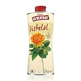 GEFRO Distelöl, hochwertiges Salatöl und für Rohkost, besonders gut verträglich (750ml)