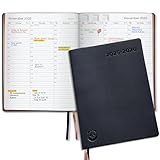 Premium Terminplaner 2025 2026 von SmartPanda – Wochenplaner A4, Roségold – Softcover und Geschenkbox – Terminkalender, 30 Minuten-Intervalle – Juli - August, Planer – auf Deutsch (2025-2026)