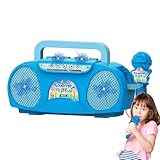 Yhsioaklo Karaoke-Maschine für Kinder, Karaoke-Mikrofon mit Lautsprecher, Karaoke-Maschine, Kinder-Instrumenten-Zubehör, tragbar für Kinder und Erwachsene