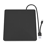 Externe optische Festplatte für Laptop, USB 3.0, tragbare DVDs, schnelle Datenübertragung für Desktop-Laptop