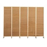 Raumteiler, faltbar, für den Innenbereich, Ankleidezimmer, 5 Paneele, Sichtschutz, 180 cm hoch, 180 cm