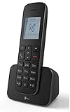 Telekom Sinus A 207 Schwarz DECT Festnetztelefon mit Anrufbeantworter