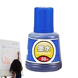 Nachfülltinte Farbe Für Marker Stift,Tintenpatronen Für Whiteboard Marker | Schreibwaren Kunst Und Bastelbedarf 50ml Nachfüllflüssigkeit Für Whiteboard Für Schüler Jugendliche Und