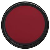 Sustvita 58 mm Infrarotfilter, einstellbare optische Infrarotfilter 530-750 nm, leichtes Design für DSLR -Kamerafotografie