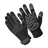 Beständige Handschuhe Klettern Taktischer Vollfinger-Kampf Reiten Touchscreen-Handschuhe Outdoor Abseilen Arbeit Felsen Parkour Karabiner Rigging Grip Leichter und bequemer Schutz ( Color : Grey , Siz