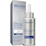 WELEDA Bio Anti Pigmentflecken Bright Serum Blauer Enzian & Edelweiß – Naturkosmetik Anti Aging Gesichtsserum/Gesicht Pflegekonzentrat für strahlenden Teint & weniger Altersflecken (vegan, 1x 30ml)