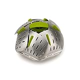 Joseph Joseph 45033 Bloom Steel Zusammenklappbarer Dampfgareinsatz aus Edelstahl-Grün, Stainless Steel