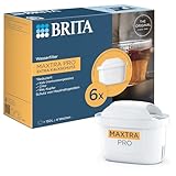 BRITA Wasserfilter Kartusche MAXTRA PRO Extra Kalkschutz (6er-Pack) Halbjahrespack, Original Ersatz-Wasserfilter für alle Kannen, filtert Kalk, ultimativer Geräteschutz: Heißgetränke-Spezialist