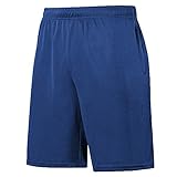 Idtswch Big Herren Athletic Basketball-Shorts, leicht, Dry-Fit, Trainings-Shorts, Reißverschlusstaschen (XL-6X)