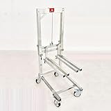 HMLSYZX Manueller Hebewagen, Lastenaufzüge, 60 kg Hochbelastbarer Faltbarer Kran, Manueller Seilwindestapler für Einfaches Anheben und Transportieren
