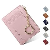 Gadom Geldbörse Damen Klein Geldbeutel, Mini Portemonnaie mit RFID-Schutz, Leder Zipper Brieftasche mit Viele Fächer, Kleines und im Kurzformat Portemonnaie Damen Kartenhalter Slim Wallet