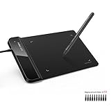 XP-Pen G430S 4x 3 Zoll Grafiktablett OSU! Spielen Pen Tablet Stift Tablett 8192 Druckempfindlichkeitsstufen 266 RPS (G430S, Schwarz)