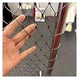 VXHCS 304 Edelstahl-Maschendraht, Geflügelzuchtnetz Sicherheitsnetze für Geländer, 3cm/1,5mm Höhenfallschutznetze (0.8x1m)
