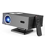 Teuyau Mini Beamer Full HD 1080P Unterstützt 4K,Smart Projector mit WiFi 6 BT 5.0 und 360° Abnehmbarer Ständer,Mini Projektor mit Unterstützt Auto Horizontal Trapezoid Correction und Remote Focus