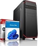Intel i5 12400F 12-Thread Business Office Multimedia Computer mit 3 Jahren Garantie! | i5 12400F 12-Thread CPU, 4.4 GHz | 32GB DDR4 | 1000 GB SSD | DVD±RW | USB3 | Win11 | WLAN | MS Office | 7873